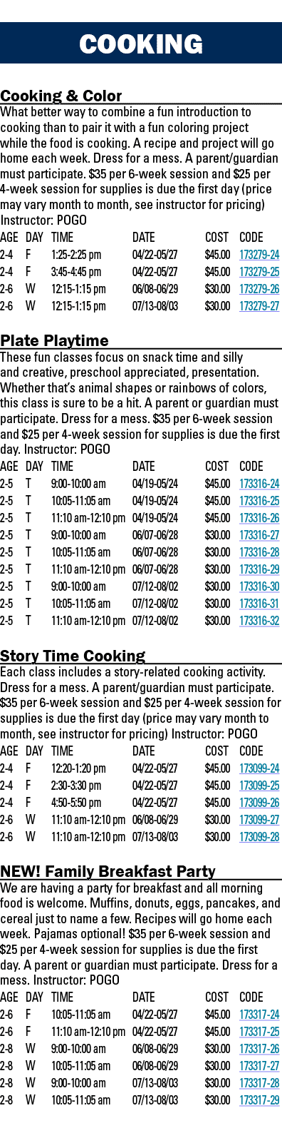 COOKING Cooking & Color What better way to combine a fun introduction to cooking than to pair it with a fun coloring    