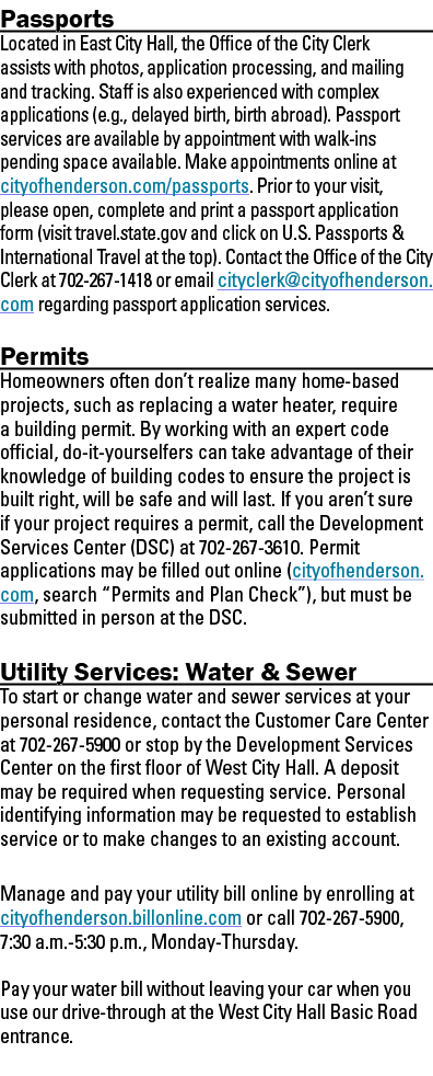 Passports Located in East City Hall, the Office of the City Clerk assists with photos, application processing, and ma   