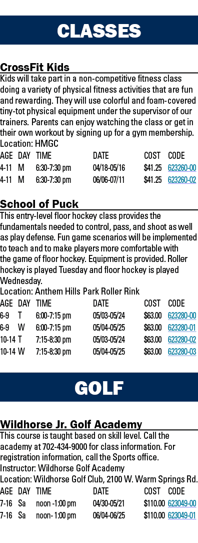 CLASSES CrossFit Kids Kids will take part in a non-competitive fitness class doing a variety of physical fitness acti   