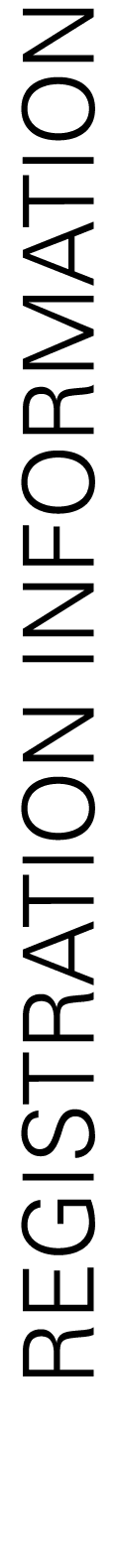 REGISTRATION INFORMATION